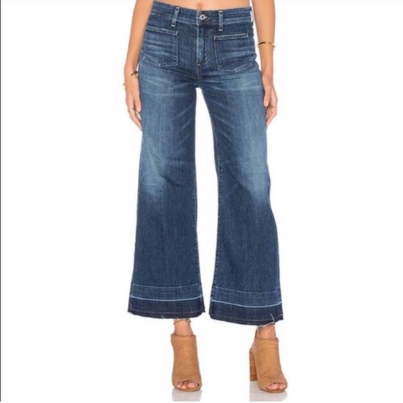 Agolde Denim - AGOLDE June Hi Rise Sailor Wide Leg Crop Jeans 28